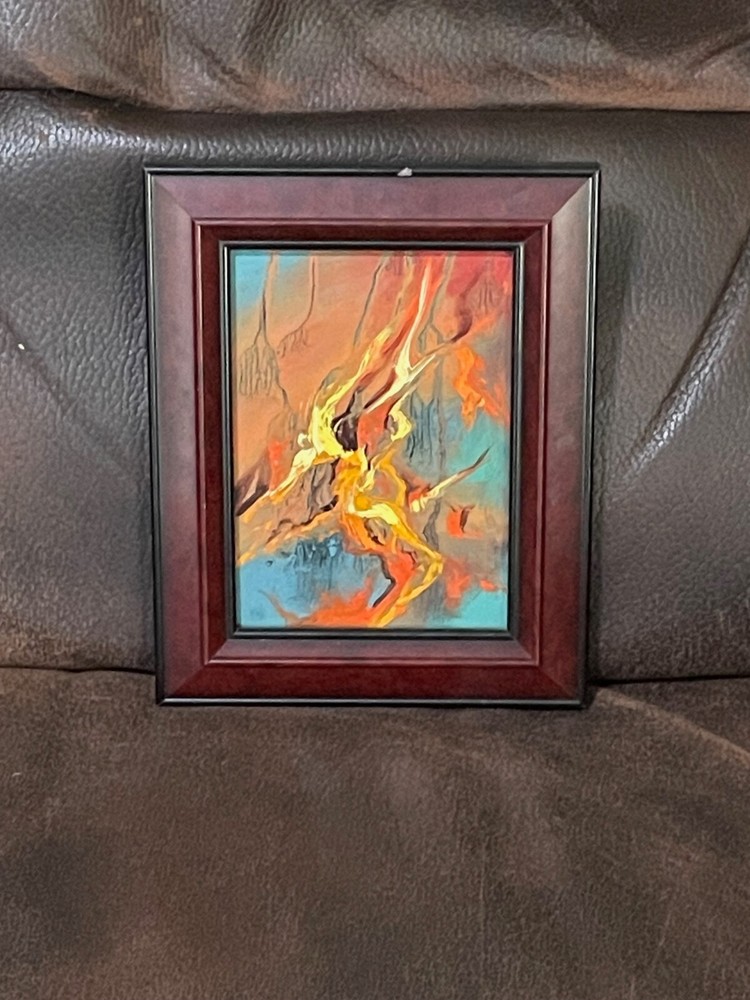 Heinie Hartwig abstract style of Leonardo Nierman