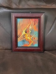 Heinie Hartwig abstract style of Leonardo Nierman