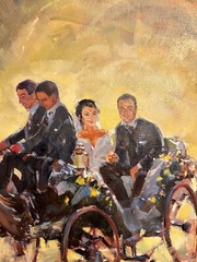 Peter Williams Oil on Canvas – EXISTS ON HIS BOOK „Peter Williams Retrospective“