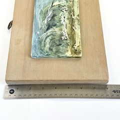 Seagull Over Ocean “Storm Tossed” Painting 3D Art Dorathy Erd 1972 Original