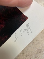 Linda Le Kinff 2002 Grand Orchestra Signed Seriolithograph Cert. Authenticity