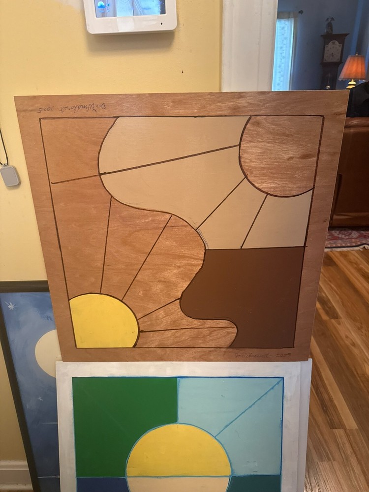 original paintings from a 91 year old, very abstract, creative art