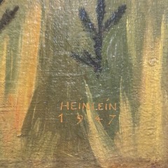 Vtg Heinlein 1947 Signed After Viktor Vasnetsov The Three Bogatyrs Oil Painting