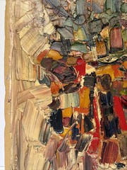 Mid Century Painting Abstract 1950’s Modernist Modernism Expressionism Jacobson