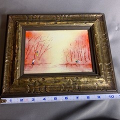 Raphael Enamel On Copper Original 7”x 5” Framed Artwork-Signed