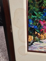 Antique KERRY HALLAM AFTER THE STORM Oil Paint # 103 / 125