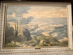 Bennet Bradbury Shelter Bay Signed Painting replica Seascape Landscape stunning