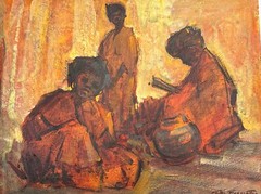 TITTA FASCIOTTI PAINTING PORTRAIT SOUTH AFRICA FAMOUS LISTED IMPRESSIONISM