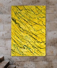 64”X44” Pollock/Richter style canvas painting Acrylic,Abstract, Modern,X Large