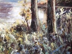 Forest,Original Oil Painting by R. Cook, 91 X 61 cm