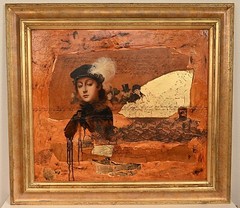 SLAVA FOKK Original Oil and Mixed Media on Canvas Painting – „STRANGER“ 25 X 29″