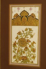 Indian Painting Of Flower Tree in Animals And Bird Rare Indian Art 10×15 Inches