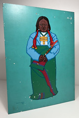 JESSE T HUMMINGBIRD CHEROKEE NATIVE AMERICAN OKLAHOMA SOUTHWEST POP ART PAINTING