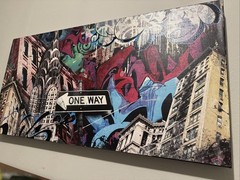 graffiti canvas art Lithograph By INS