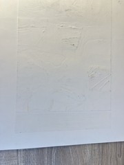 Outsider Art Rocky Gorge Bill Colby Water Signed Numbered 1/8 Ble Gray Black