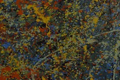 Jackson Pollock style￼ Profession￼al Painting 81” X 62”(6ft 9in)Abstract Modern