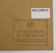 Robert Waltsak (NJ,b 1944) oil painting 126068