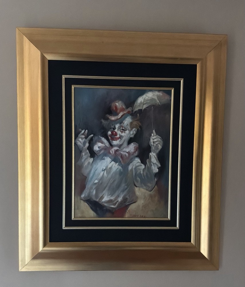 Julian Ritter Clown Oil Painting