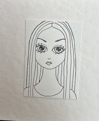 ACEO ‘Colour Me In’ ACEO Cards 2.5X3.5”