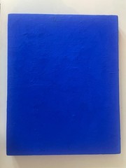 Yves Klein French Original Rare Artwork Canvas Art Blue Minimalist Monochrome