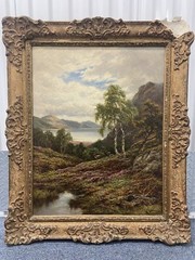 Henry D.Hillier ( Scottish ) Loch Triochatan.Entrance To Glencoe Argyllshire O/C