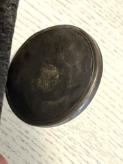 19th Century Miniature Painting Of Maharaja In Sterling Pendant