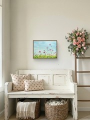 Original Expressionist Flowers 10×8 Signed Painting