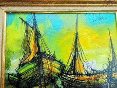 MID CENTURY MODERN ABSTRACT 1960’S PRODUCTION ART 14 X 11
