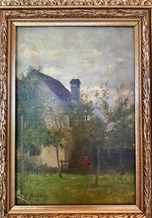 Johann Friedrich Engel Oil on Panel Painting (1870-1921) German Original