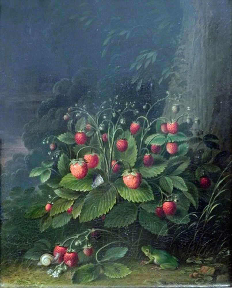 high quality oil painting handpainted on canvas „Strawberries“