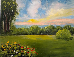 „Serenity“ unframed 8″ x 10″ Oil painting Ann Hedberg Art.
