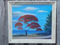 Myk Stalter, Oil On Masonite Painting