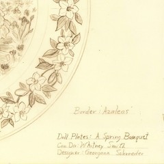 Georgann Schroeder (US,20C) graphite painting 154084