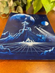 Original 2024 Moon Base Sci-Fi Painting Framed Masters Universe Style Father day