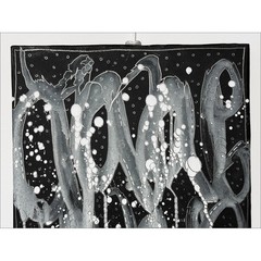 JONONE – Original Painting „Composition in Black – I“ 44x31cm – 2025