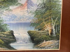 VTG. IMPRESSIONIST LANDSCAPE Oil On Board 11 3/4″x14″