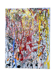Abstract Art Acrylic Modern Painting Original Painting Dripping 60x80cm Picture