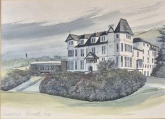 Original DOROTHY BRUCE Vtg Signed Painting Inverclyde Scotland
