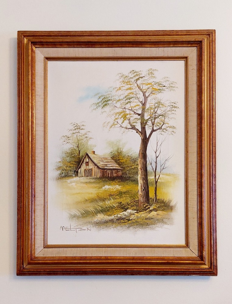 Catherine Parker Melton Original Oil Painting on Canvas Cottage