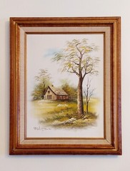 Catherine Parker Melton Original Oil Painting on Canvas Cottage