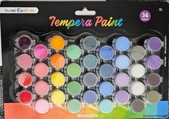 Flomo CREATIVE- Tempera Paint 36 Non Toxic Color – Age 3+