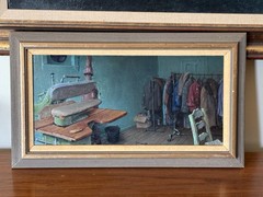 Jacob Glushakow Maryland Baltimore Oil On Board.