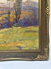 ANTIQUE CALIFORNIA LANDSCAPE PAINTING MASTERFUL 1920’S OIL LARGE IMPRESSIONISM