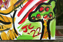 PATRIOT WEREWOLF FULL MOON Jr CHARLIE FAST OUTSIDER POLITICAL FOLK POP ART USA