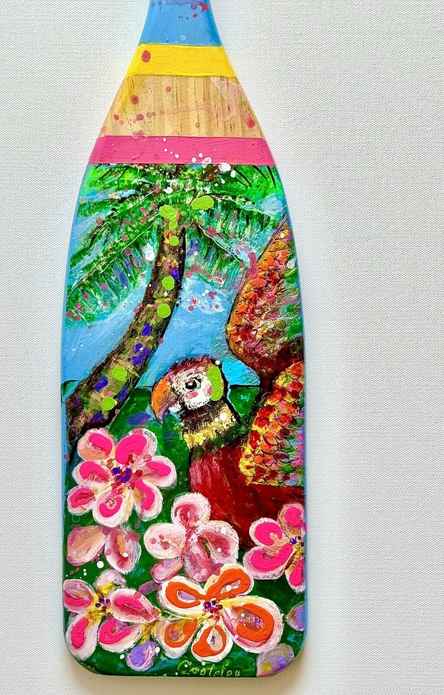 Parrot Painting Paddle