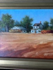 Carol Lee Thompson Rural Landscape Oil Painting “Tilgman Treasure” Framed