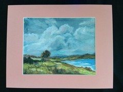Orig Acrylic On Canvas 8×10/11x14Mat Texas Country Dorinda Mabry Fine Art
