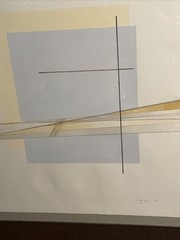 Ultra Rare Torben Niels Ebbesen 1979 SIGNED ORIGINAL Minimalist Artwork