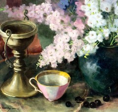 Nelly Hollo (Slovakia,1905-1990) oil painting 150380
