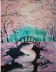 MarNayCreations original pink dream Cherry Blossom Acrylic pink tree